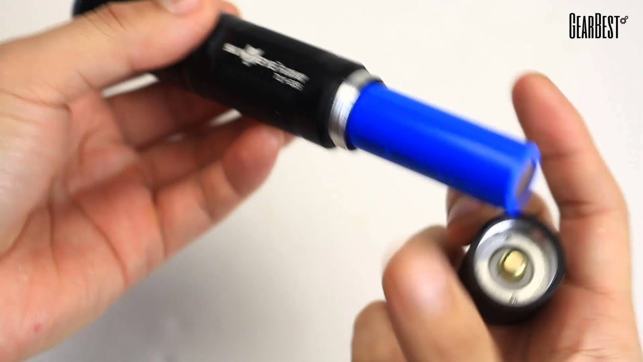 Cree Q5 1000lm 5-Mode 18650 LED Flashlight from Gearbest.com