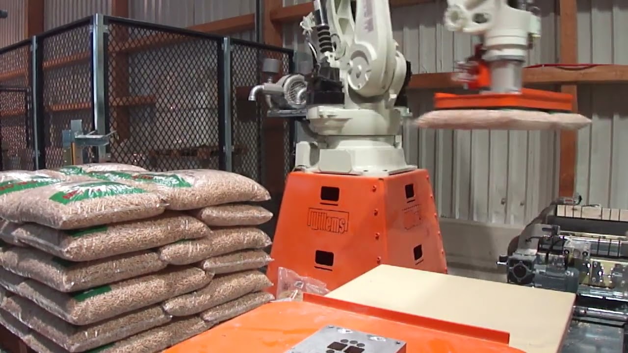 High Speed Robot Palletiser | Willems Baling Equipment
