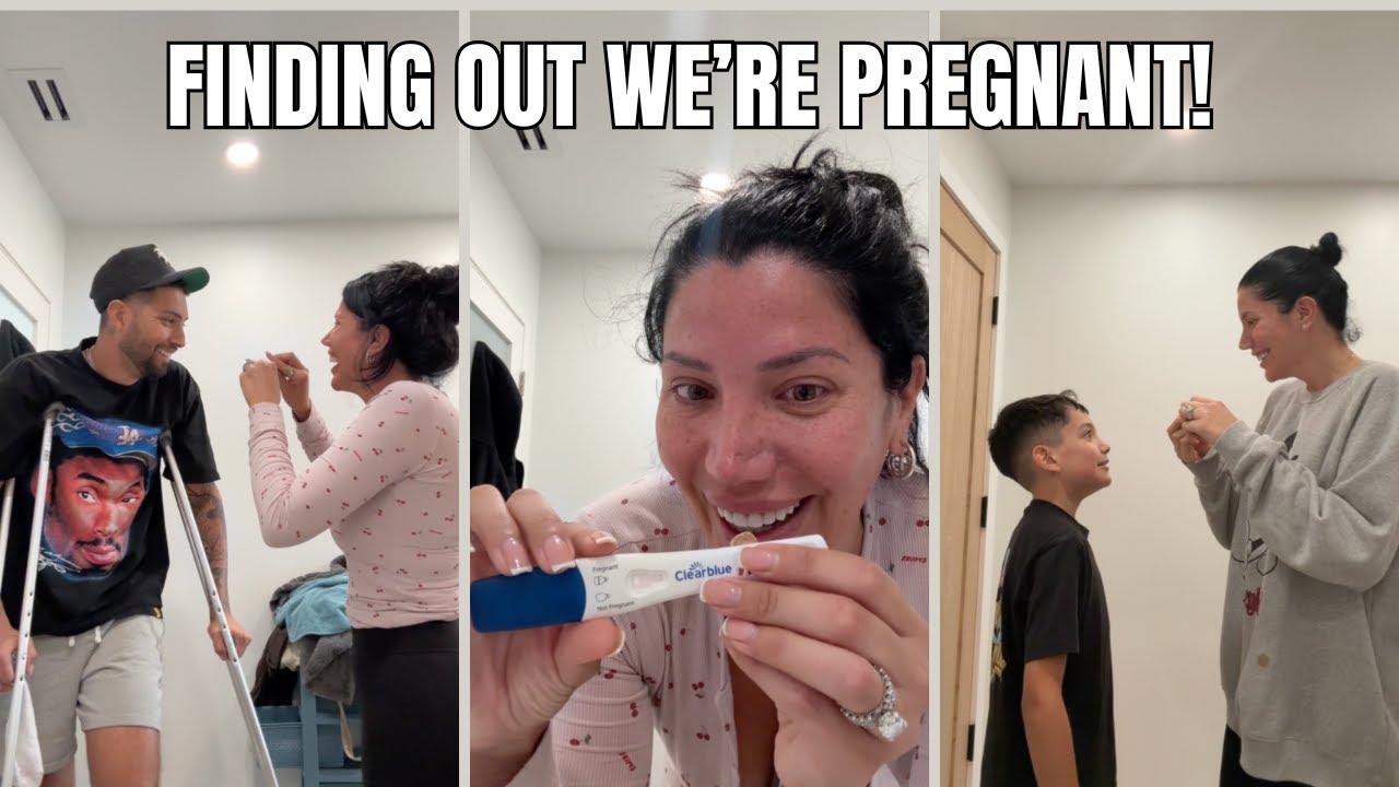 FINDING OUT WE’RE PREGNANT AFTER MISCARRIAGE 🤍