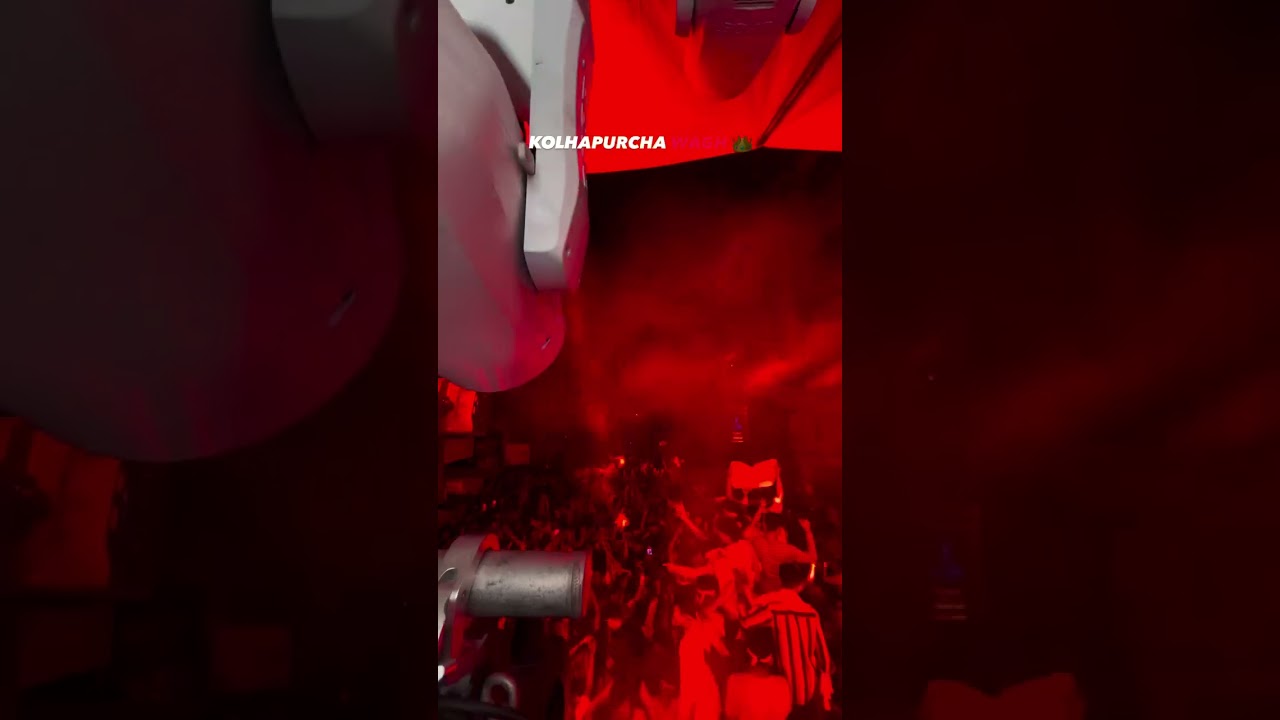 Waghachi Talim Ganpati Visarjan Miravnuk 2024! Kolhapurcha Wagh! Ganpati Visarjan! 