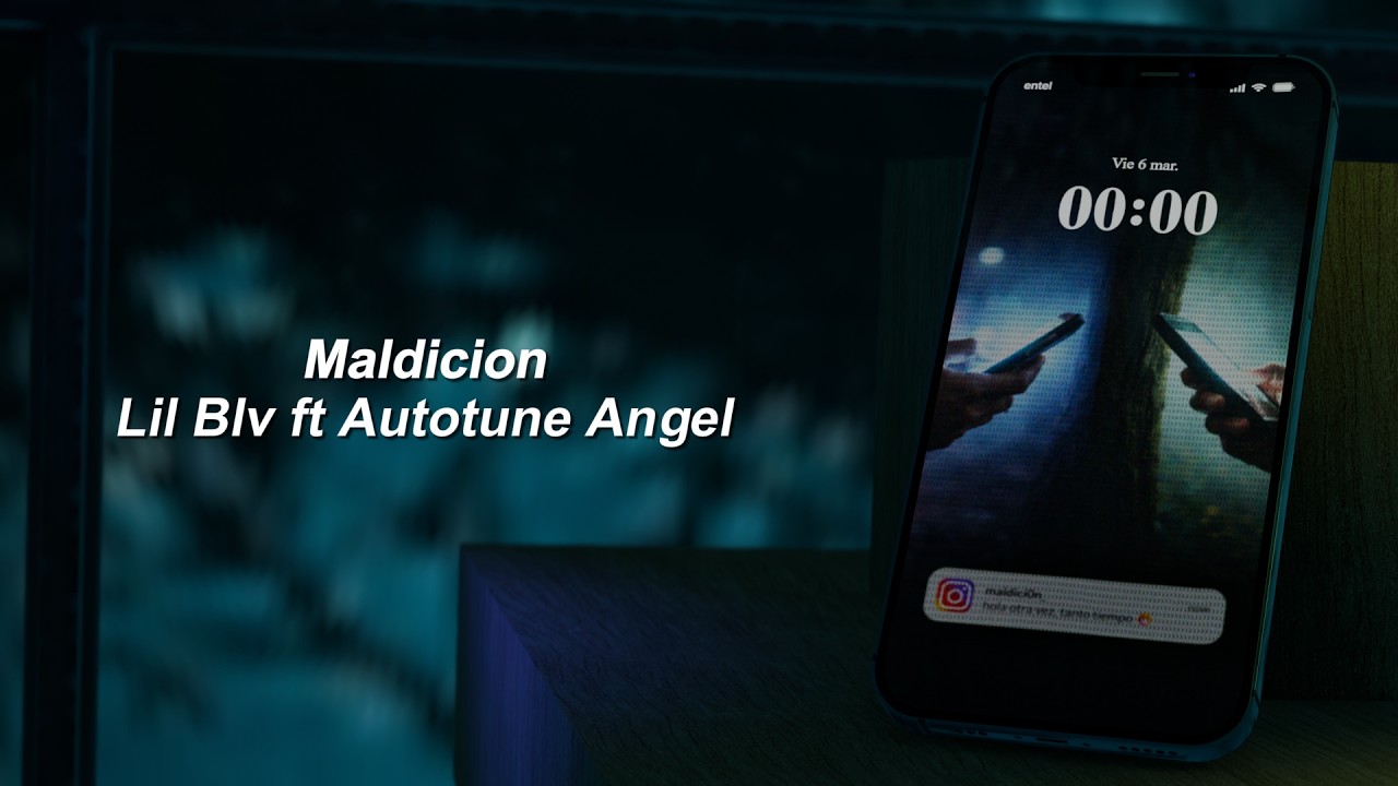 Maldicion - Lil Blv ft Autotune Angel  [Visualizer + Lyrics]