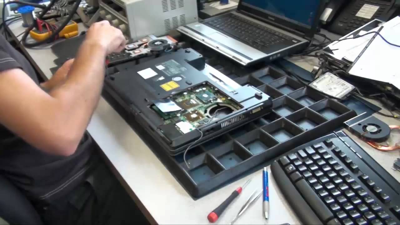 Powerboard Replacement (Laptop) Part1 - Disassembly