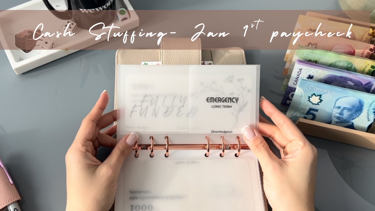 Cash Envelope Stuffing- January First Paycheck- A lot of games #cashstuffing #canadiancashstuffing