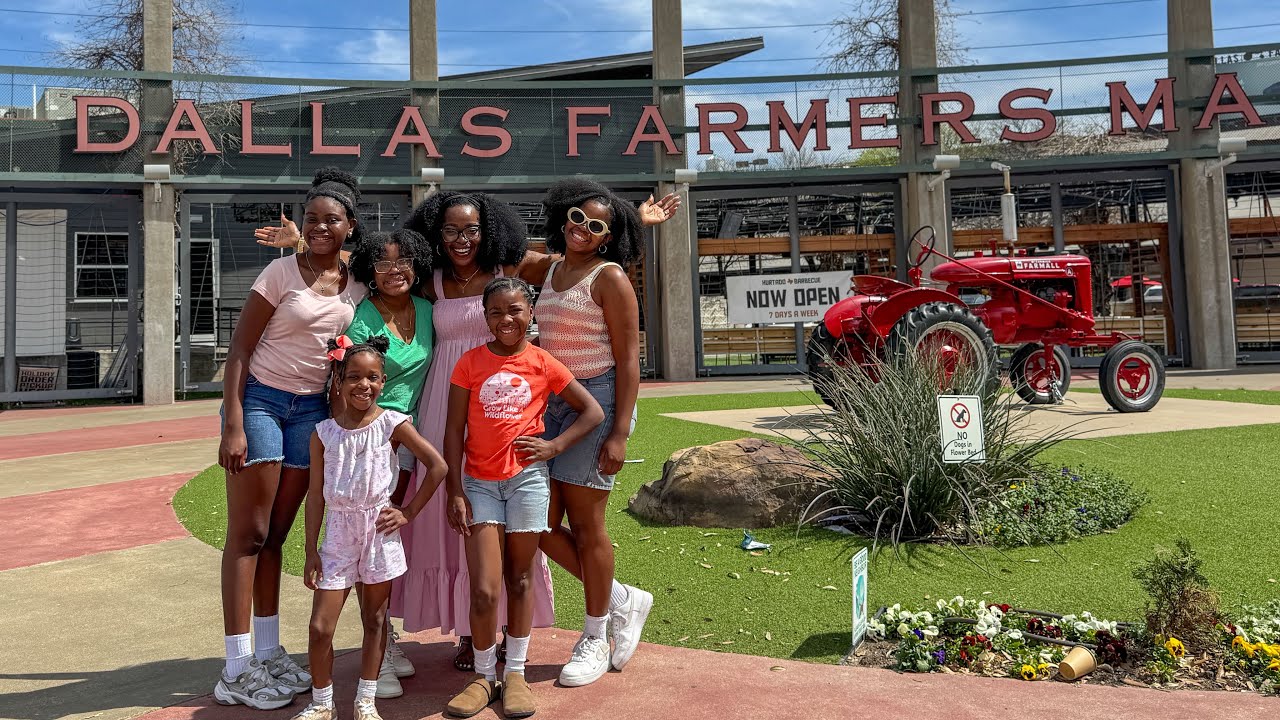Our First Time at the Dallas Farmers Market🍑🍒| THINGS TO DO IN DALLAS