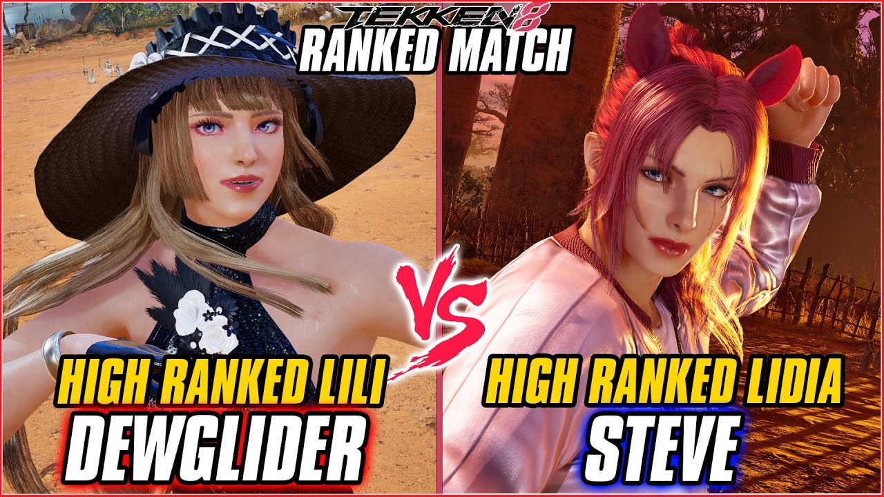 TEKKEN 8 ▰ DEWGLIDER (Lili) vs STEVE (Lidia) ▰ T8 HIGH LEVEL GAMEPLAY