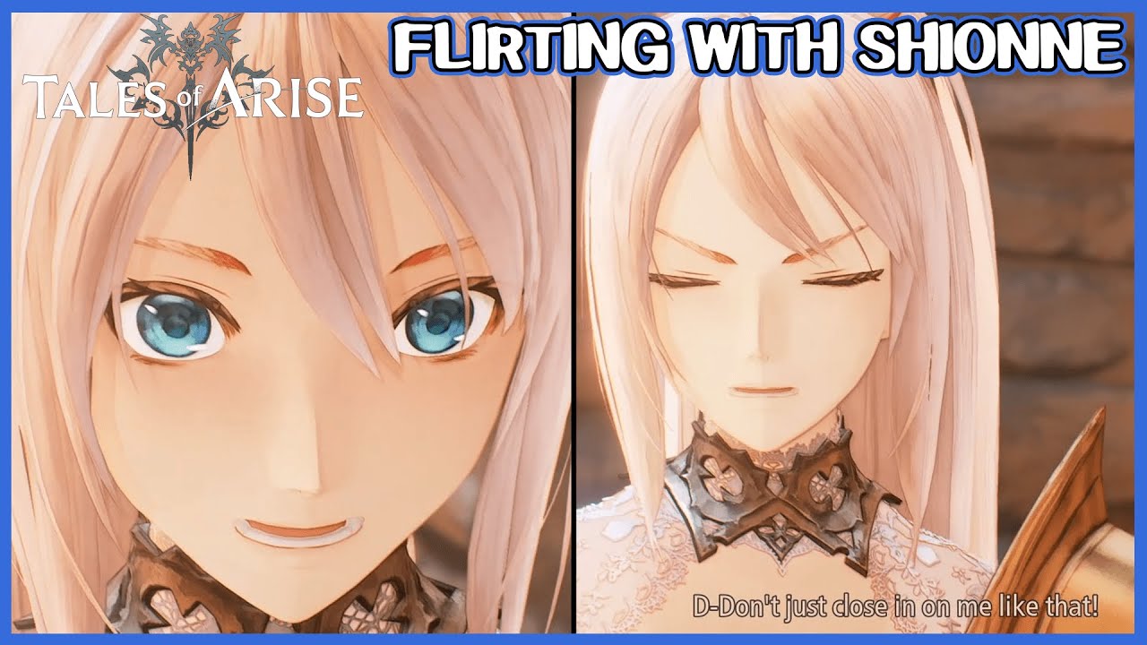Making Shionne mad by flirting with her - Tales of Arise