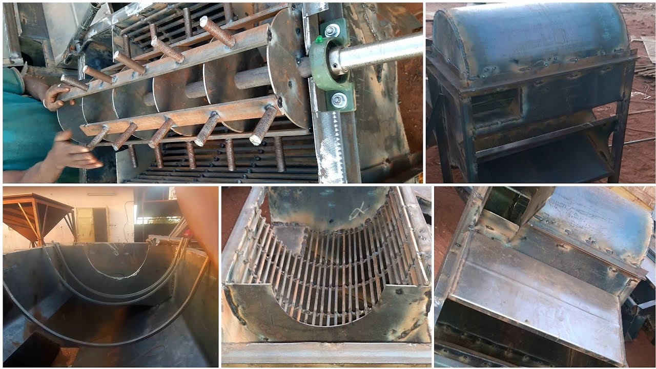 comment fabriquer   batteuses multifonction riz maïs et sorgho   3é partie