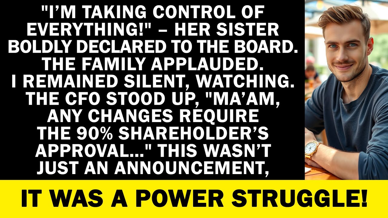 Sister tried to take over dad's company – but I've been the owner since last year.