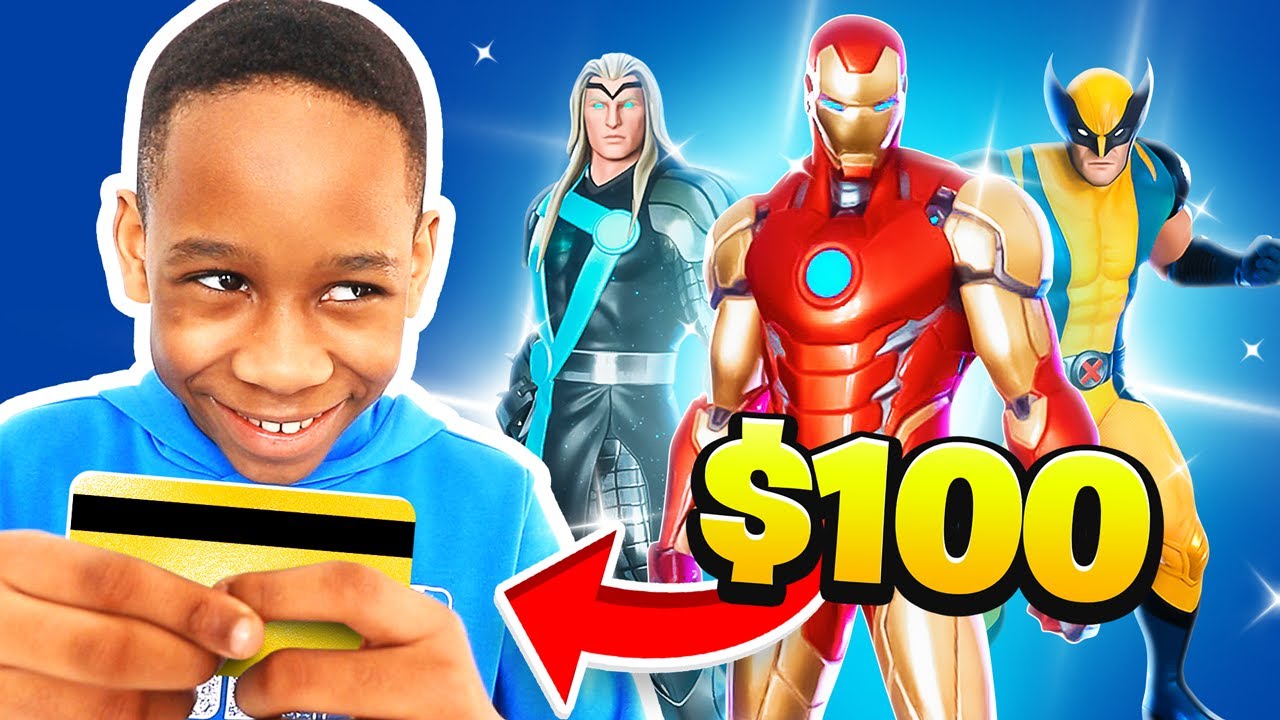 Kid Spends $100 On Season 4 MAX Battle Pass With Brother's Credit Card! (Fortnite)