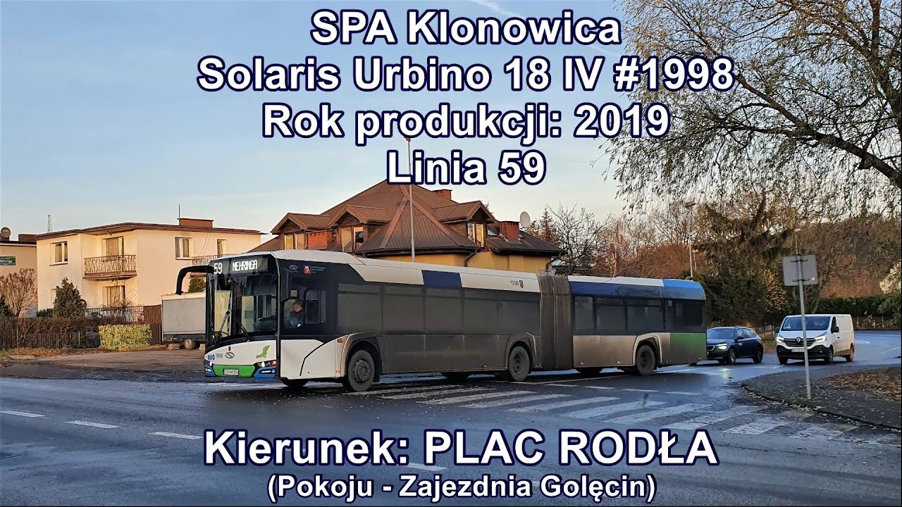 SPA Klonowica - Solaris Urbino 18 IV #1998, Linia 59