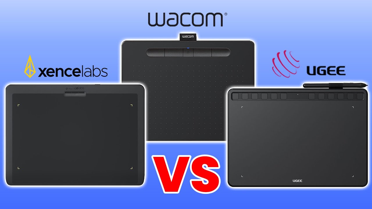 Drawing Tablet Comparison | Wacom vs UGEE vs Xencelabs (2022)