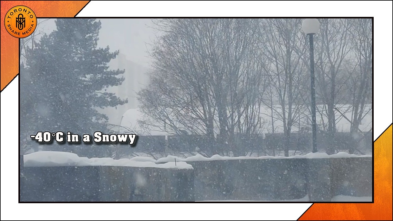 Snowstorm Chronicles Battling -40°C in a Snowy Wonderland
