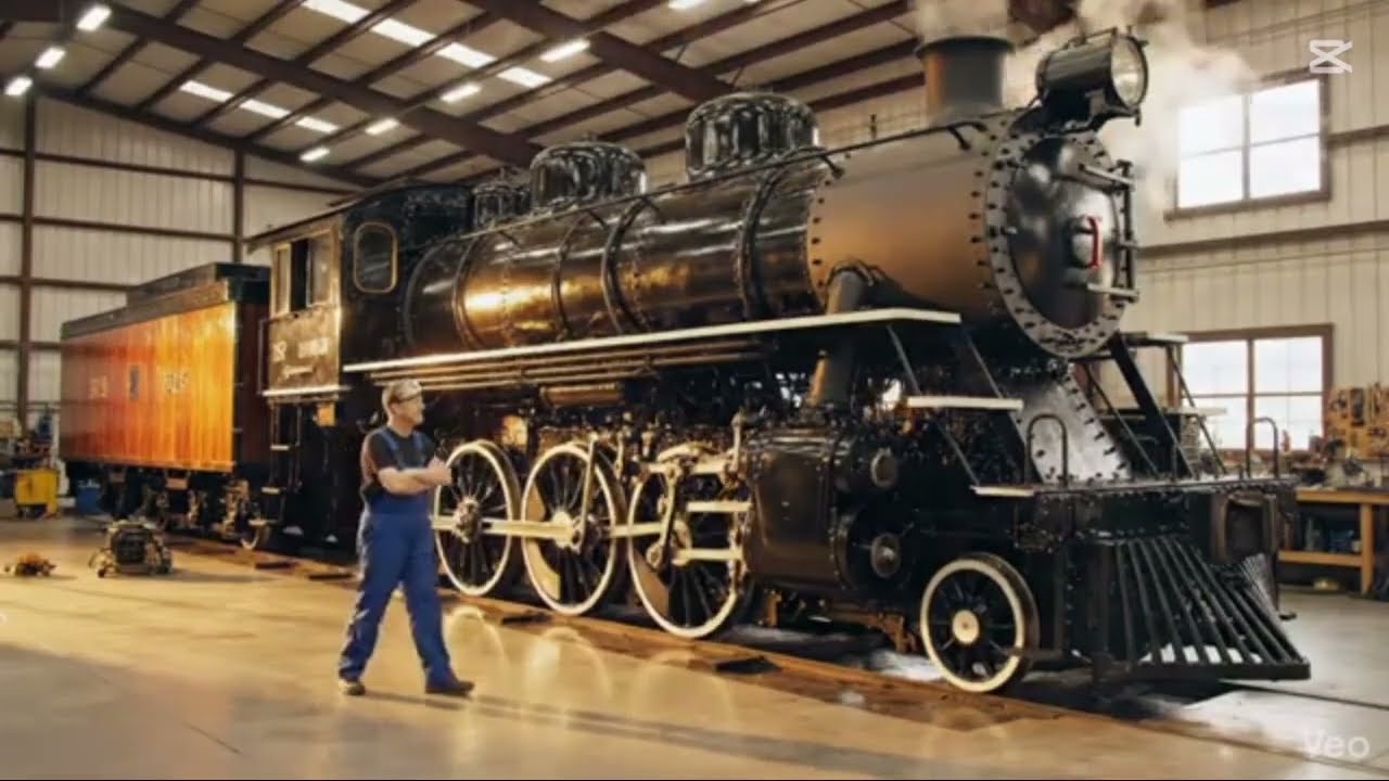 From Junkyard Wreck to Golden Super train 🚂| Full Restoration Turbo Revival 