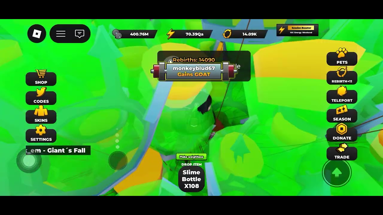400m strength(strongman simulator)