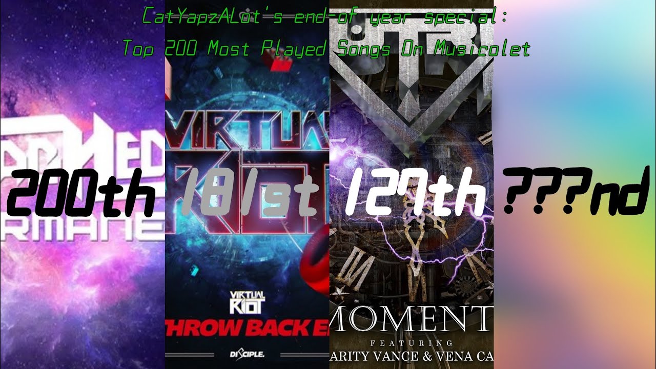[End-Of-Year Special] - Top 200 Most Listened To Songs in 2025!!! (in Musicolet)