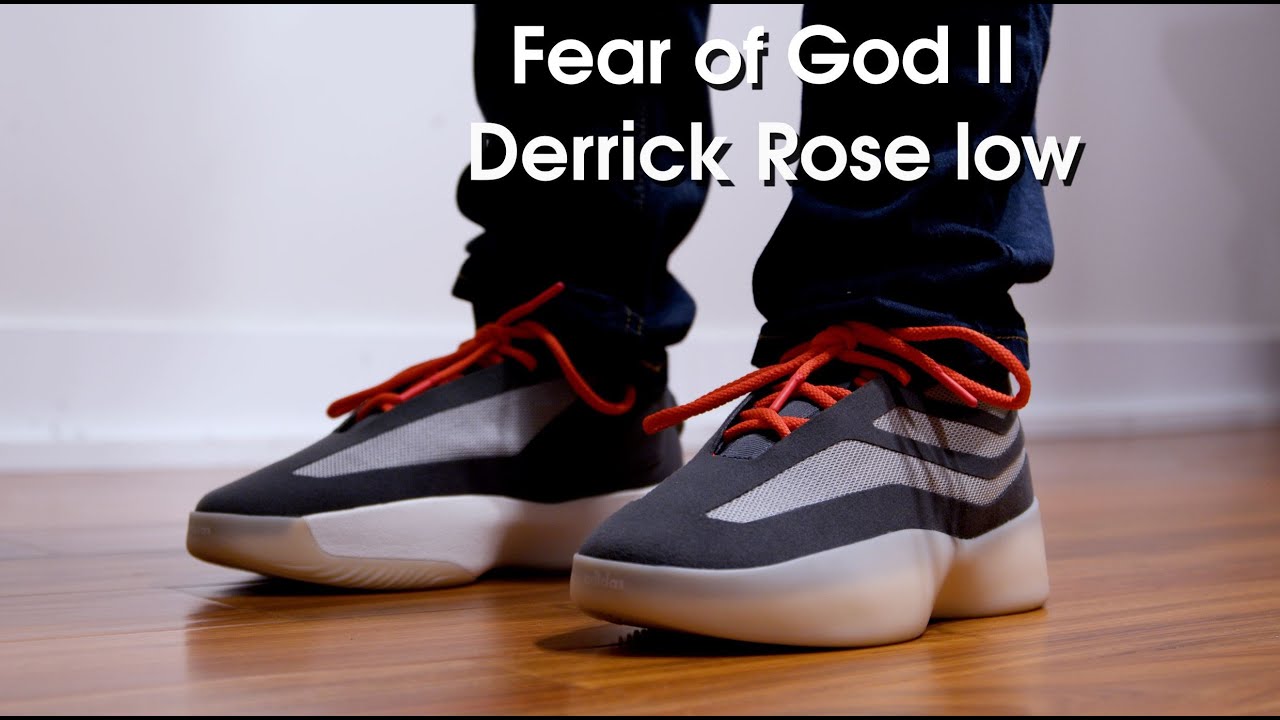 Обзор кроссовок Adidas Fear of God II Derrick Rose PE