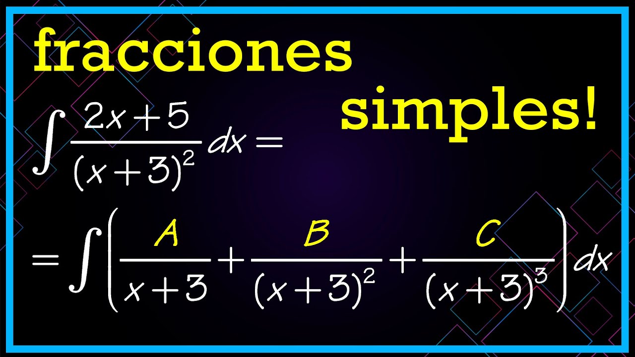 ☑️ INTEGRALES Racionales con RAÍCES Reales MÚLTIPLES ▶ Descomposición Fracciones Simples o Parciales