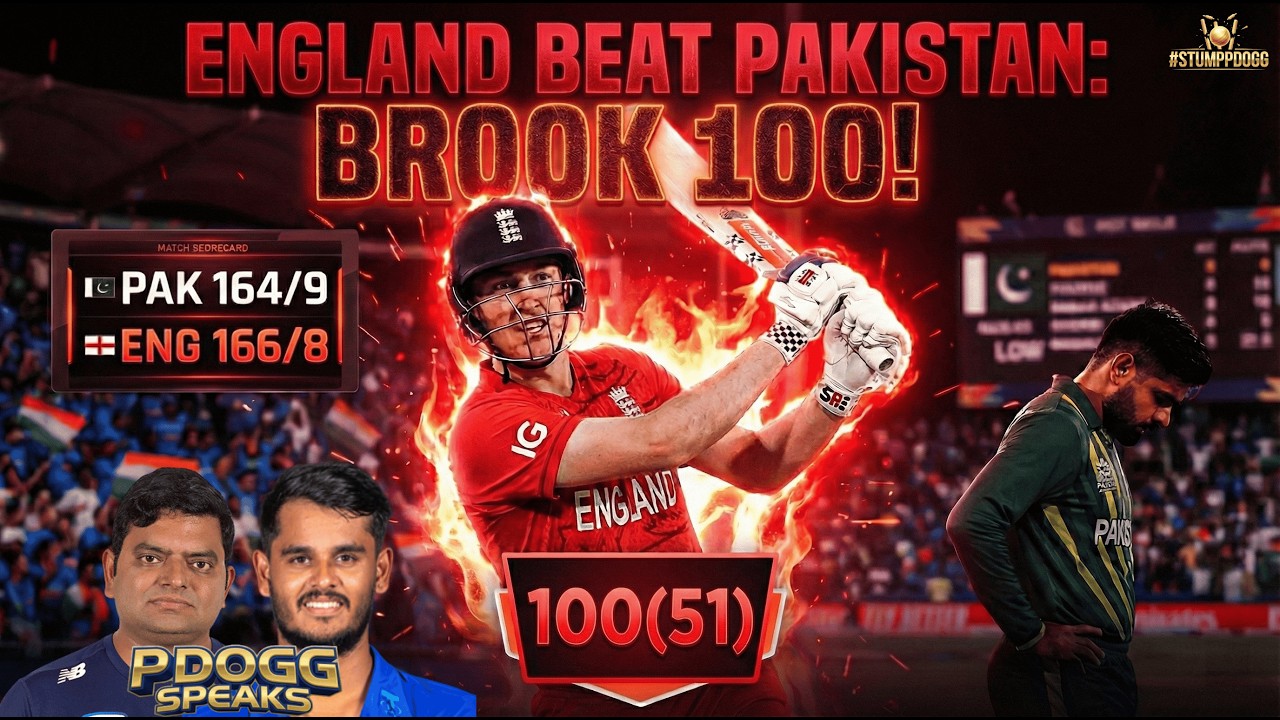 Harry Brook's Brutal 100 Skittles Pakistan! | ENG V PAK Match Review | T20 World Cup | Pdoggspeaks
