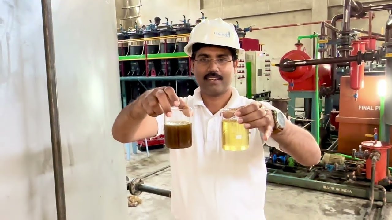 CLAY FREE OIL POLISHING UNIT TO REMOVE SMELL AND COLOUR FROM USED OIL | IN HINDI