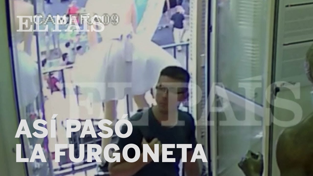 Primeras imágenes del paso de la furgoneta en el atentado de Barcelona | España