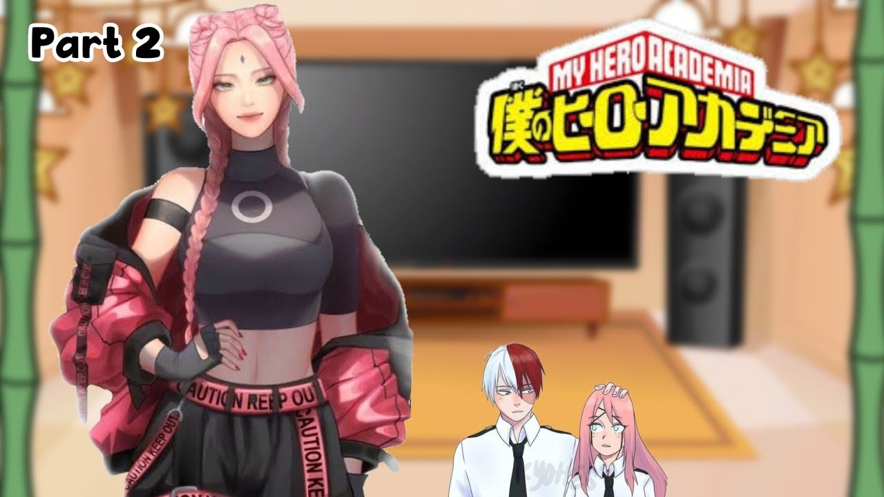 🔥Todoroki Family❄react to Y/N as Sakura Haruno🌸|Part 2|