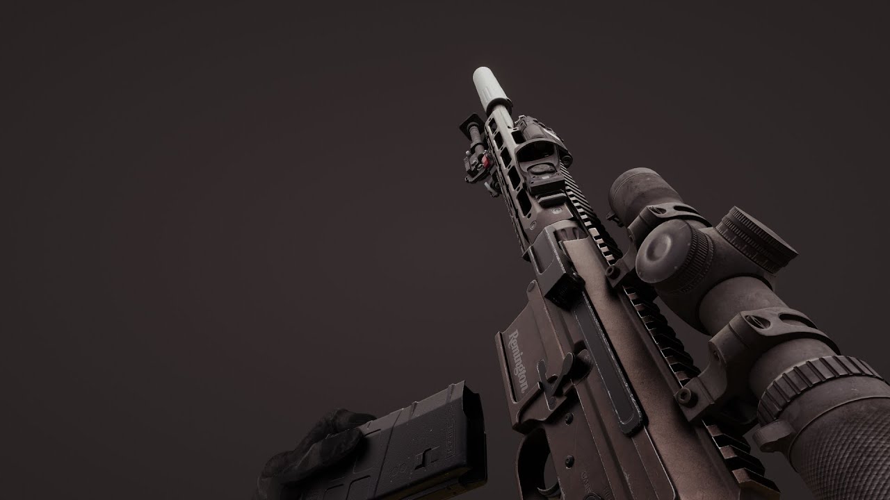 MW3 Remington R11 RSASS Animation Reel