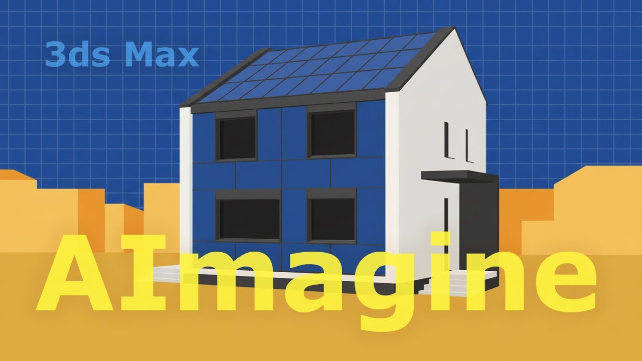 AI Image Generation Inside 3ds Max - Introducing AImagine