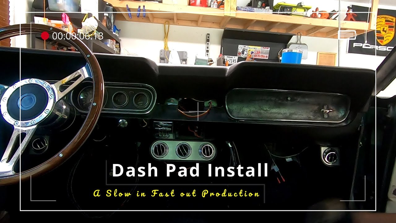 Dash Pad Install | 1966 Mustang Fastback
