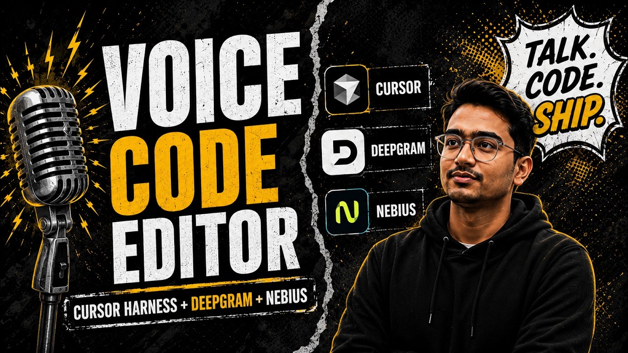 Building a Voice-Based Code Editor Using Cursor Agent Harness and Deepgram