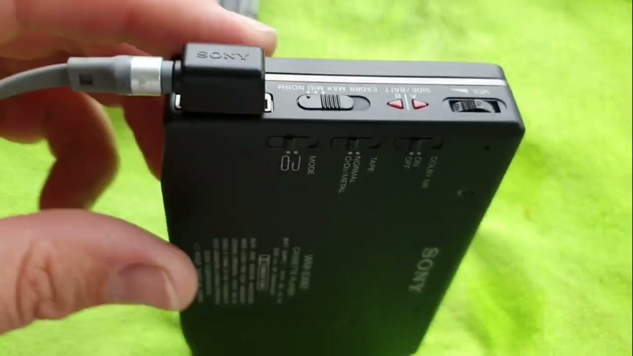 кассетный плеер SONY WM-EX80 заглянем внутрь