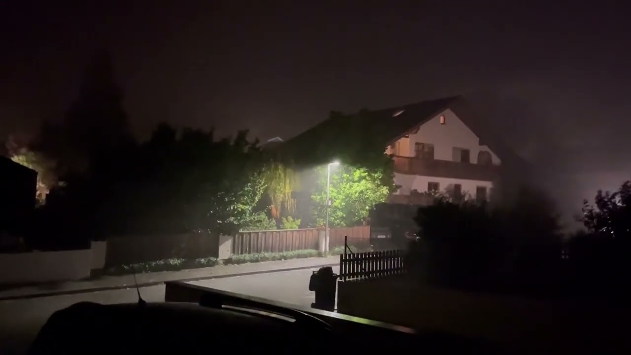 Gewitter in Furth, Landshut, Niederbayern, Bayern