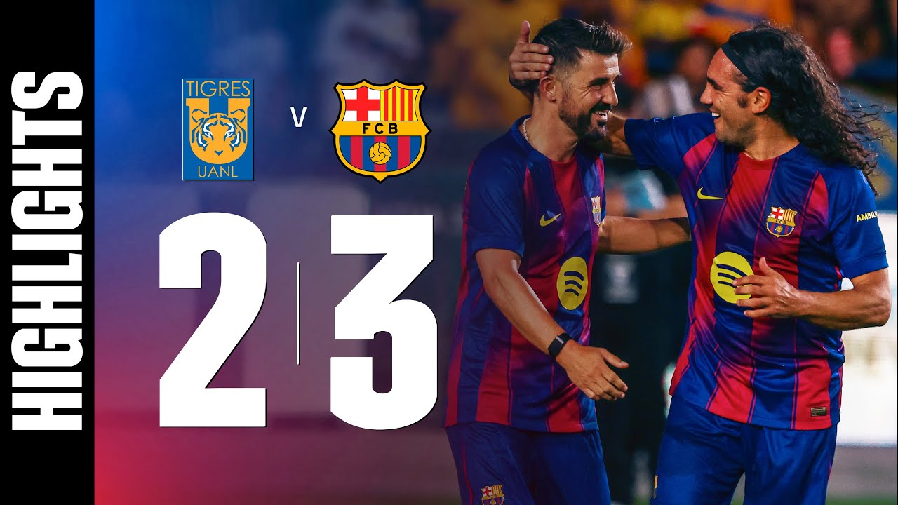 HIGHLIGHTS | TIGRES LEYENDAS 2 vs 3 BAR&Ccedil;A LEGENDS | FC Barcelona 🔵🔴