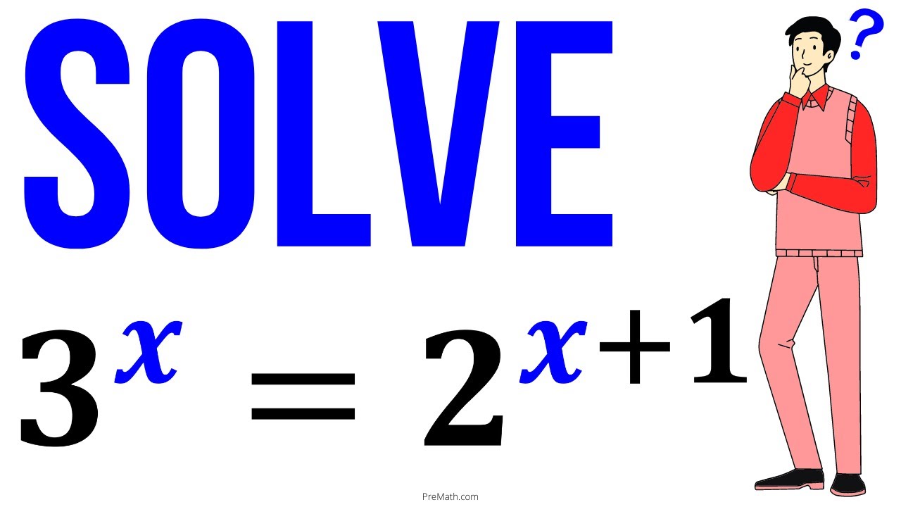 Math Olympiad Question | Solve the Exponential Equation 3^x=2^(x+1) | Math Olympiad Training