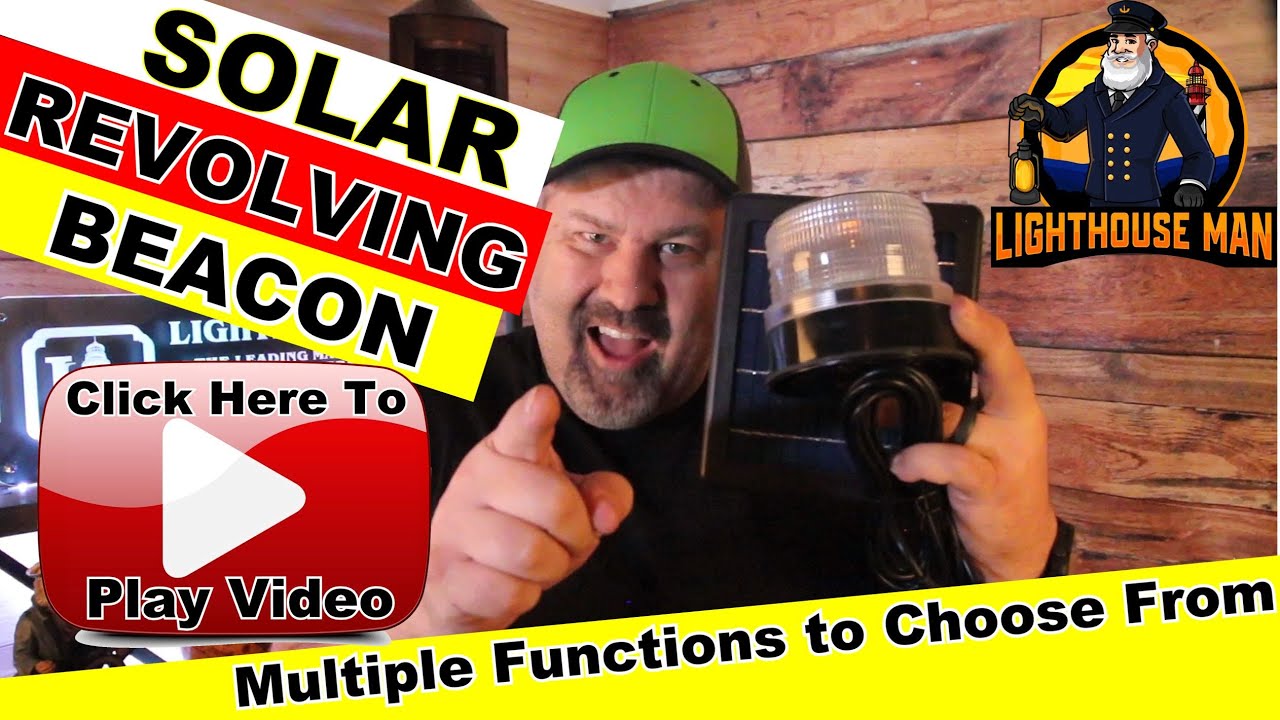 Multi Function Solar Revolving Beacon