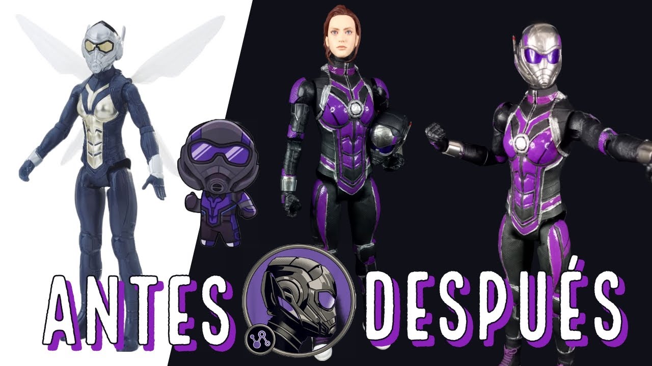 Custom De Cassie Lang Con Base De La Avispa | Custom Titan Hero y MarvelLegends (Figuras escala 1/6)