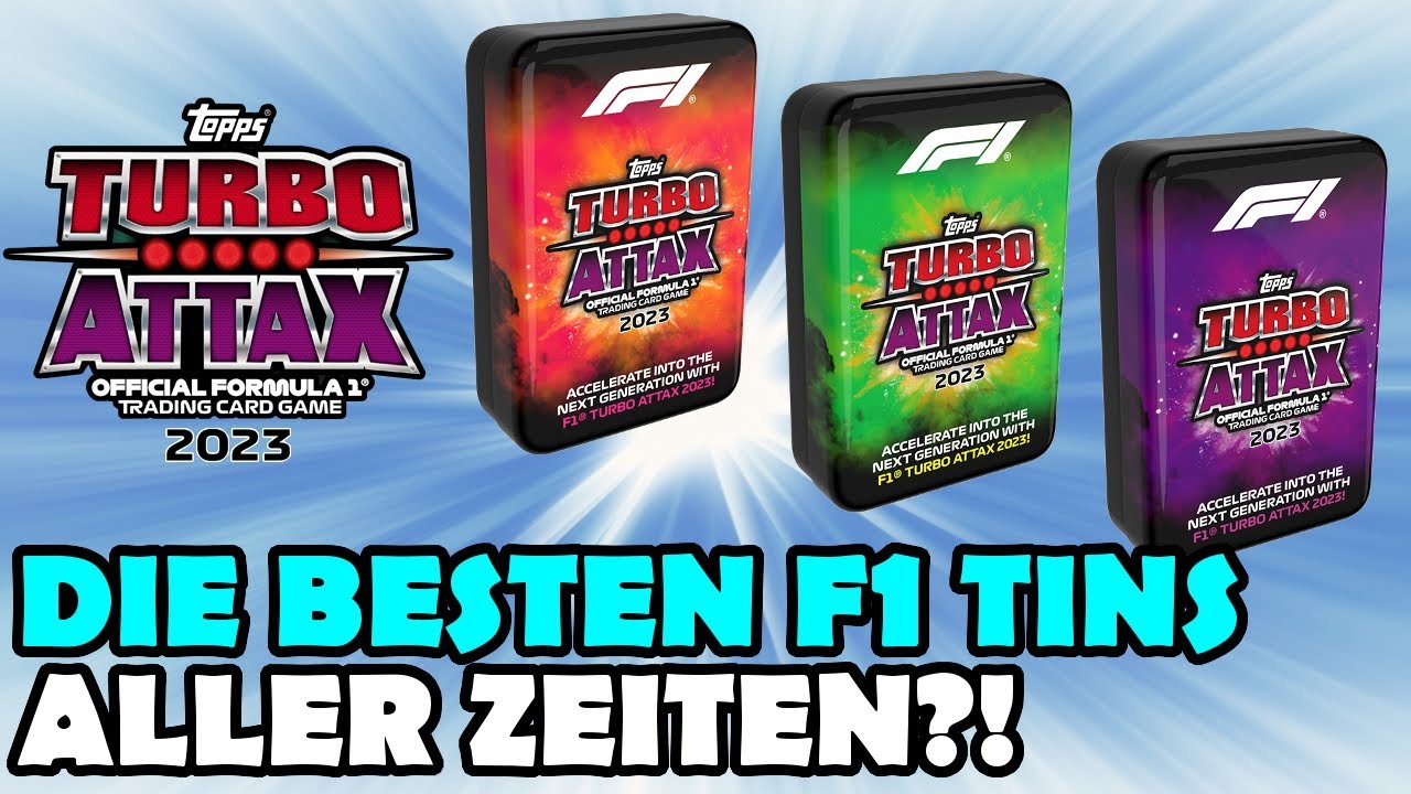 🔥🏎️Die NEUEN TURBO ATTAX 2023 Karten sind da! Wir ÖFFNEN die Mega-Sammeldosen - Mega-Tin Opening