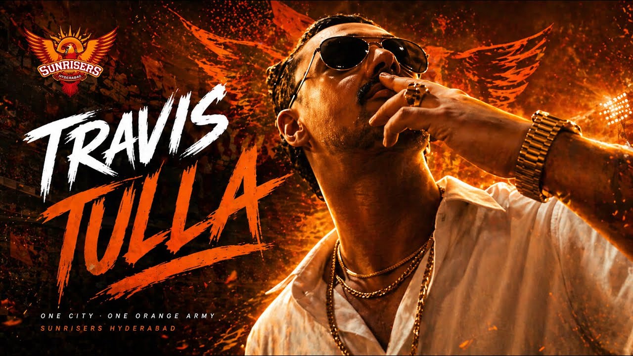 TRAVIS TULLA 🔥 SRH Power Entry | Orange Attitude 😎 TRAVIS HEAD 