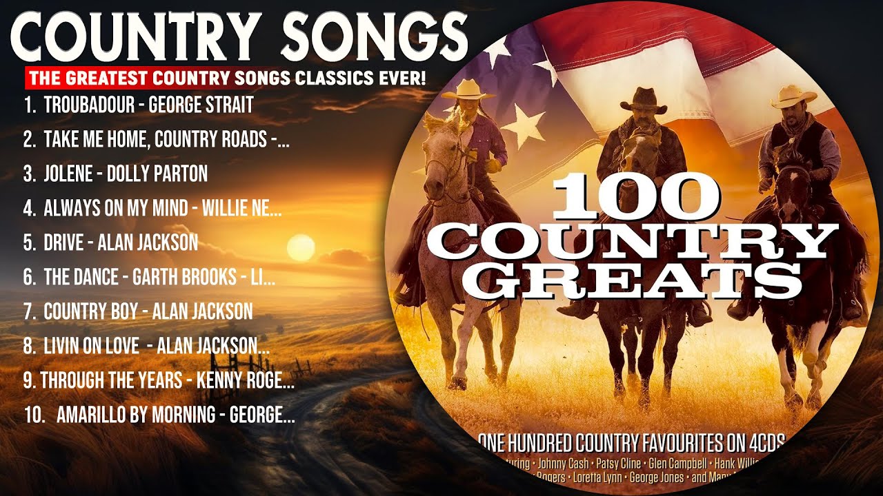Top 100 Country Old Songs Chart 2023 - Country Songs Oldies - Country Songs