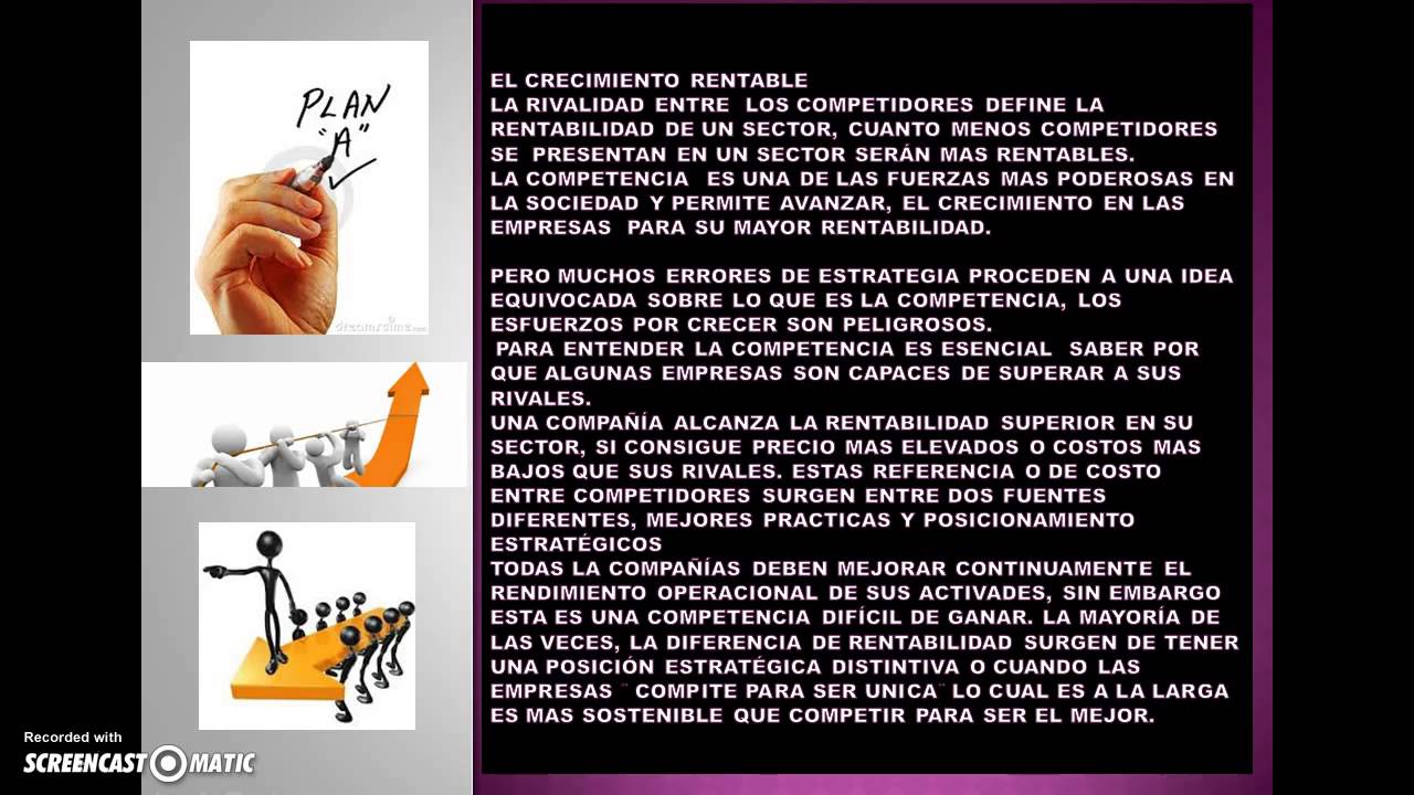 El crecimiento rentable    Sandy Vega