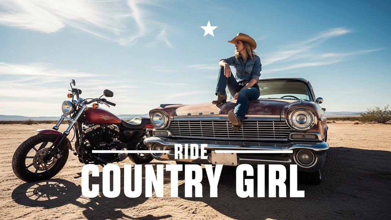Wild Rose Country Roads – Cowgirl Riding Vibes 🌹🏍️ #cowgirlvibes
