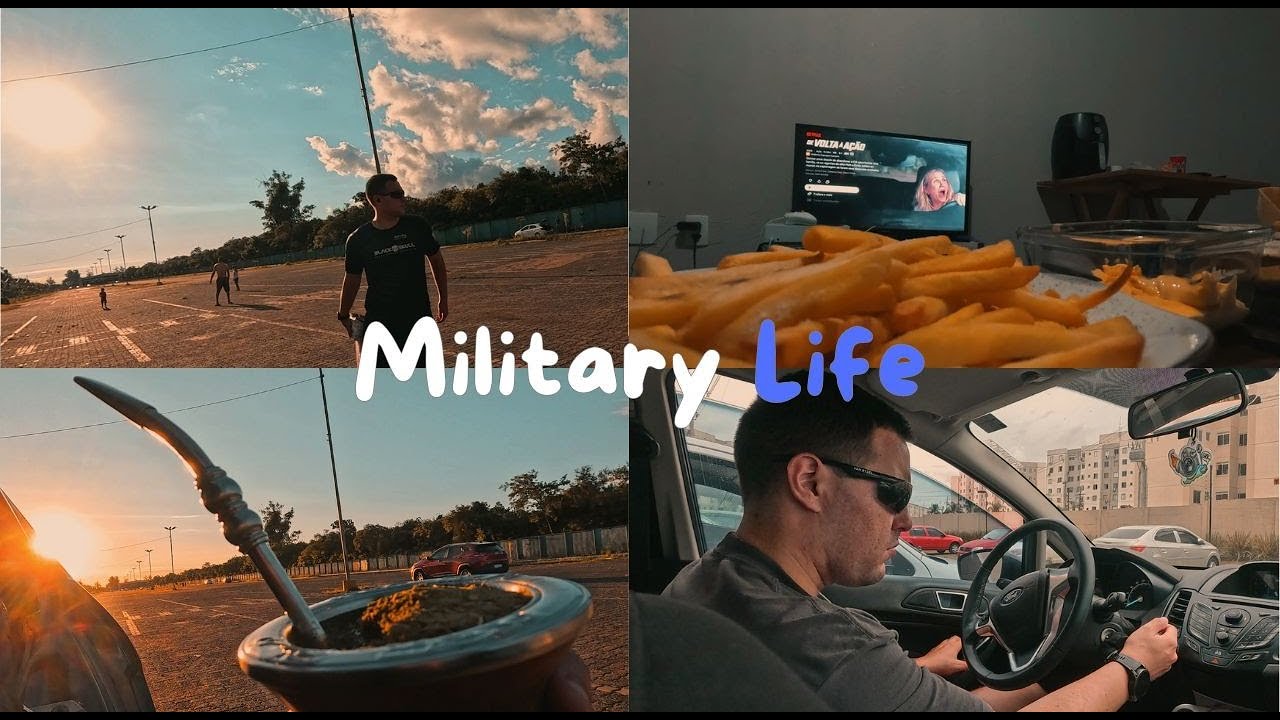 Daily Vlog - Rotina Militar: Folga, trabalho extra, corrida e hamburger