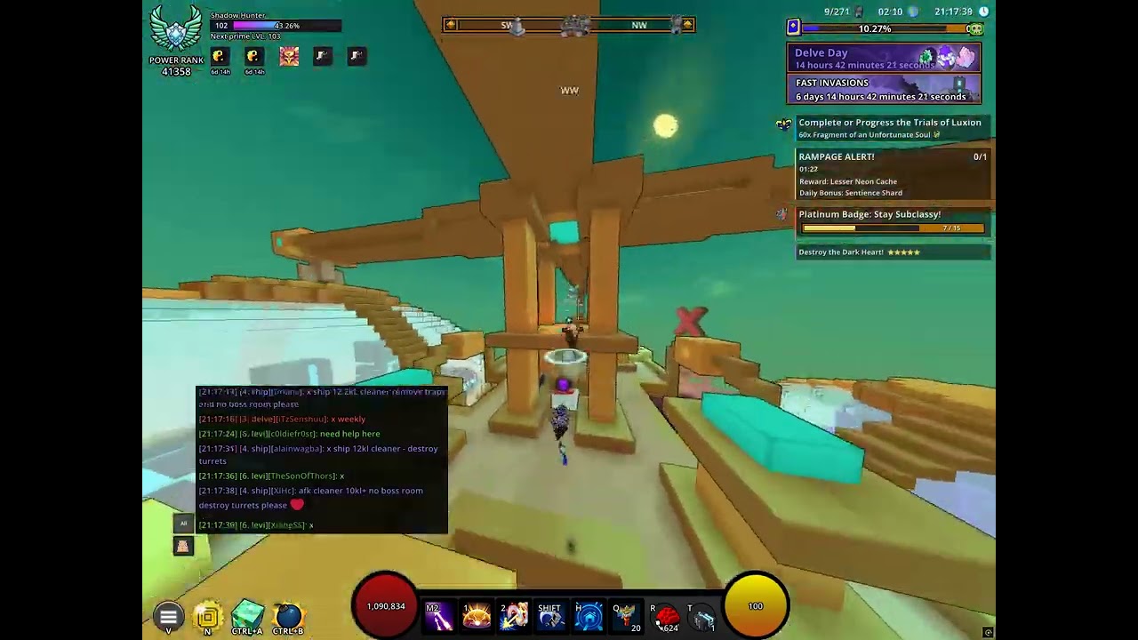 41.3k pr shadow hunter d14 speed farm (11.3kl 12k with berserk) shout out Ferrety8608