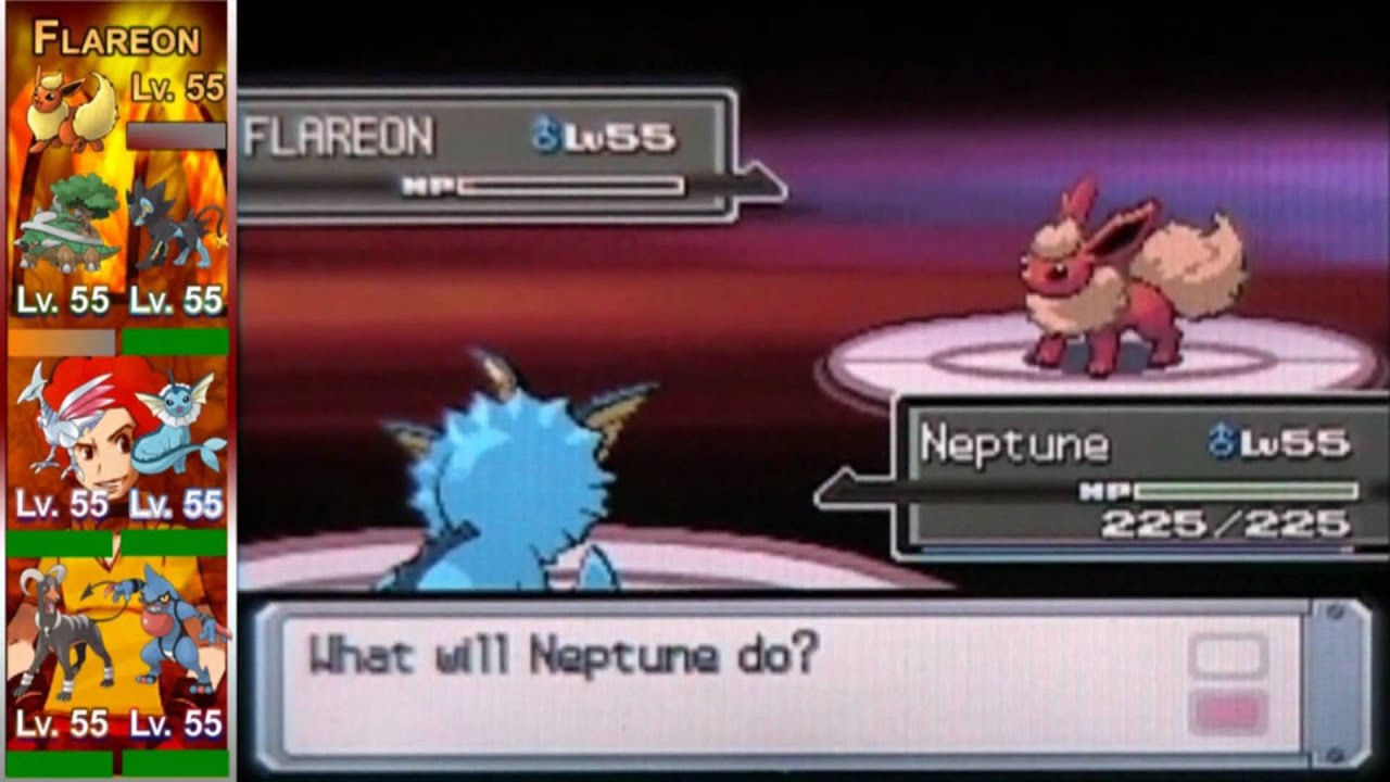 Прохождение Pokemon Platinum, часть 103. Флинт — мастер огня из Элитной четвёрки