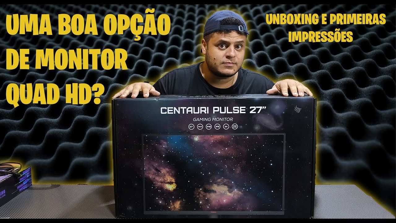 Monitor Quad HD 2K Pichau Centauri Pulse 27'' | Vale a Pena? PARTE 01