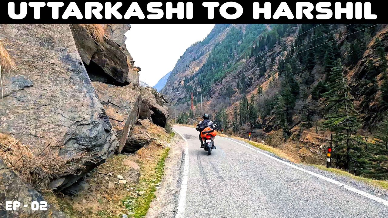 HARSHIL VALLEY | UTTARKASHI TO HARSHIL |GANGOTRI | UTTARAKHAND BIKE RIDE | HONDA SHINE | TRAVEL VLOG