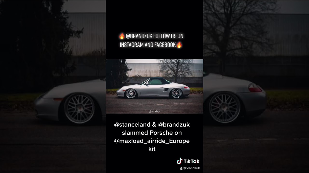 Maxload Airride install on Porsche in Italy! - Supplied by Brandzuk for Stance Land Italy!