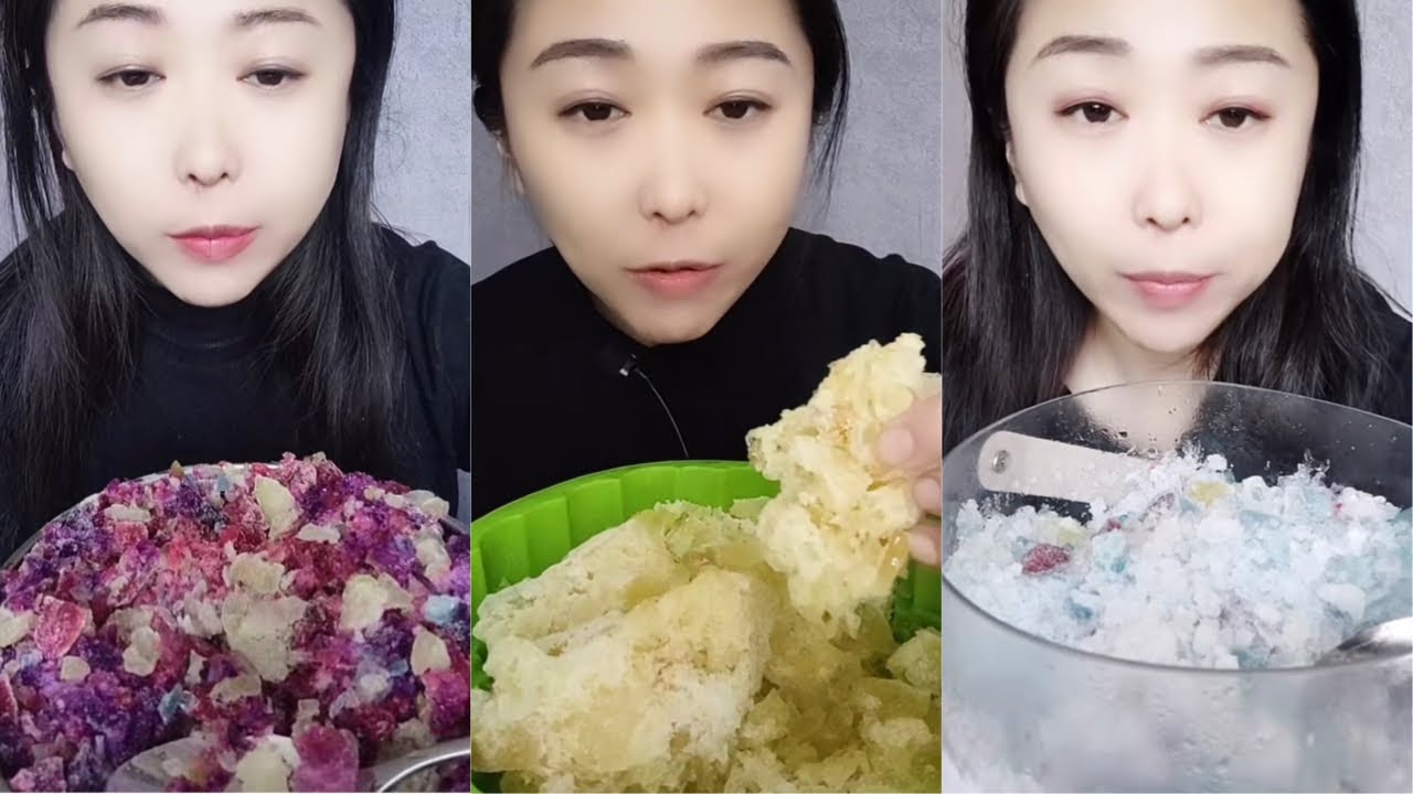 Crushed Ice Eating ASMR | Ice Eating