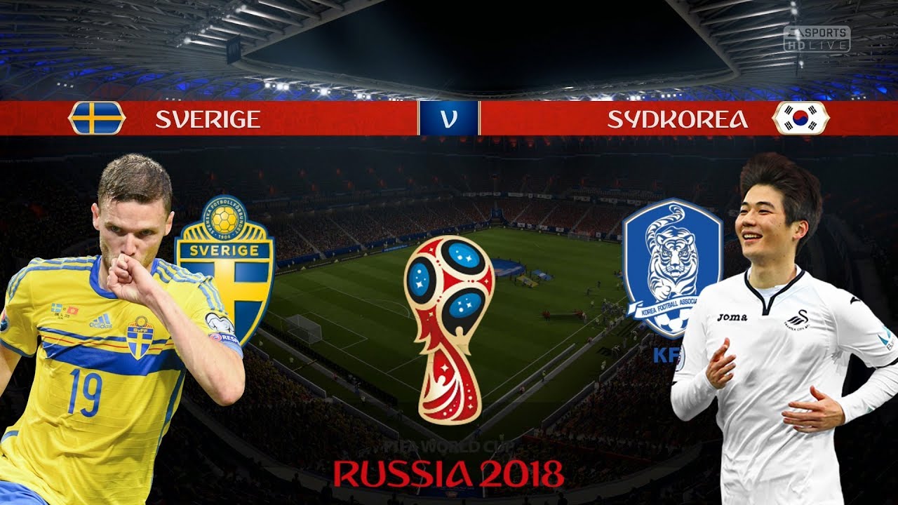 SVERIGE vs SYDKORERA | VM 2018 i Ryssland | Simulerad i FIFA 18