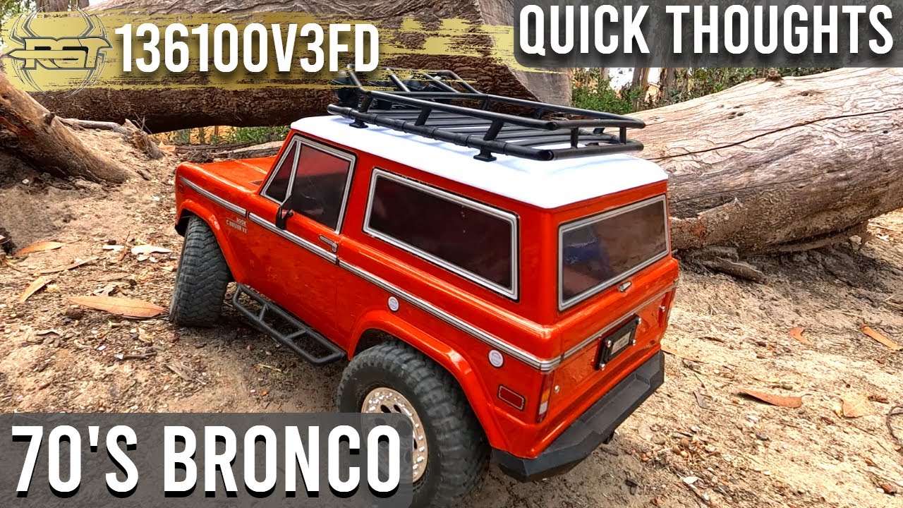 RGT 70s Bronco 136100V3FD Quick Thoughts