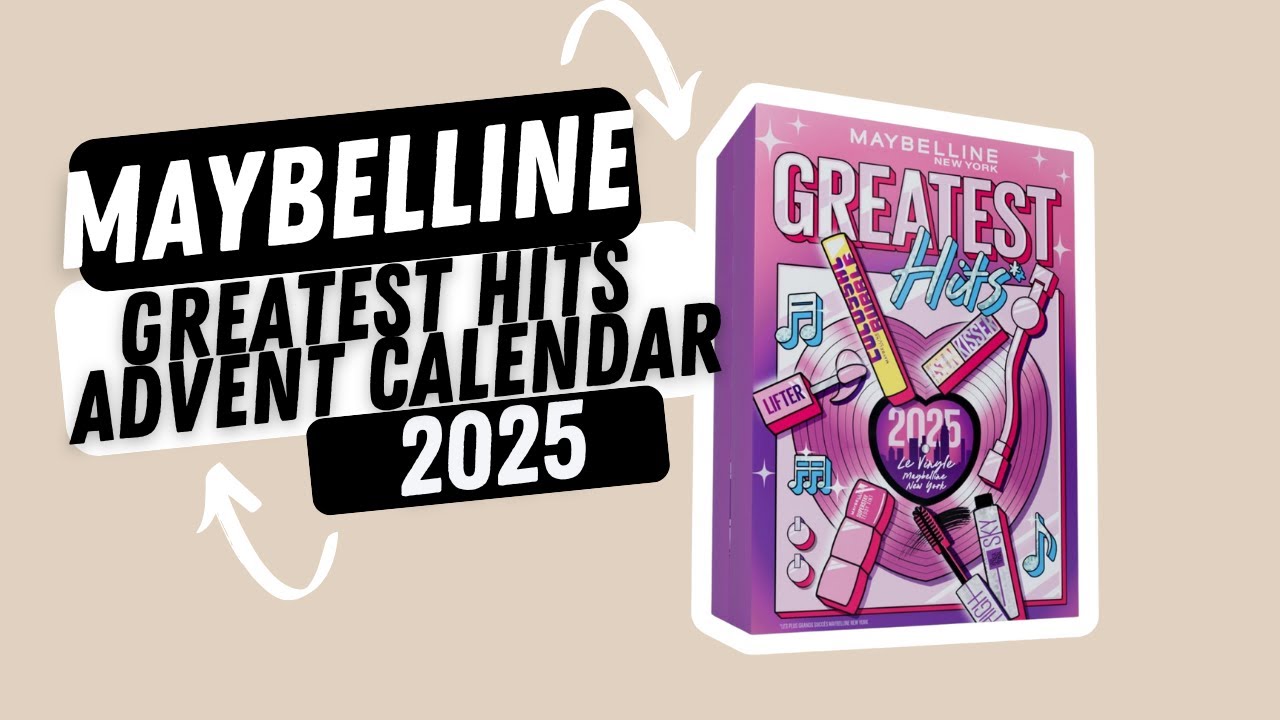 Maybelline Greatest Hits Advent Calendar 2025 #beautycalendars